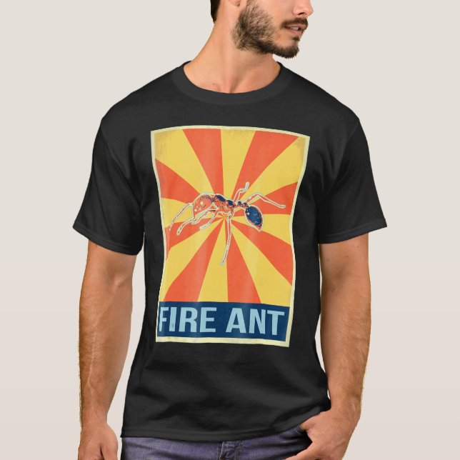 Camiseta Vintage Fire Ant (Frente)
