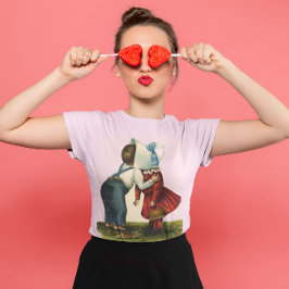 Camiseta Vintage First Kiss