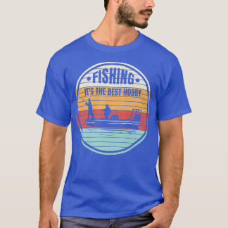 Camiseta Vintage Fish Motif, PescadorGiftFish