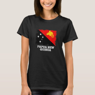 Camiseta Vintage Flag Papua Nova Guiné País Sinalizador Ret