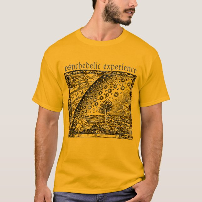 Camiseta Vintage Flammarion Ilustração do Universo (Frente)