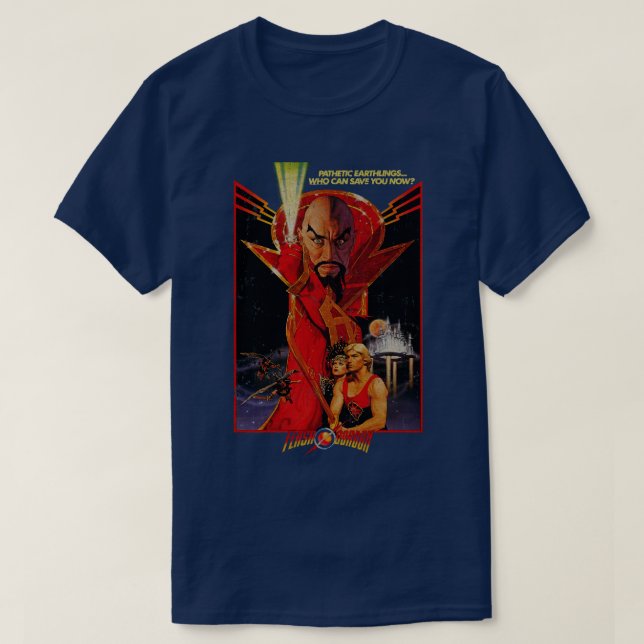 Camiseta Vintage Flash Gordon (Frente do Design)