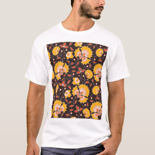 Camiseta Vintage Floral Invisível