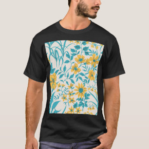 Camiseta Vintage Floral: Liberty Motif Sem Olho