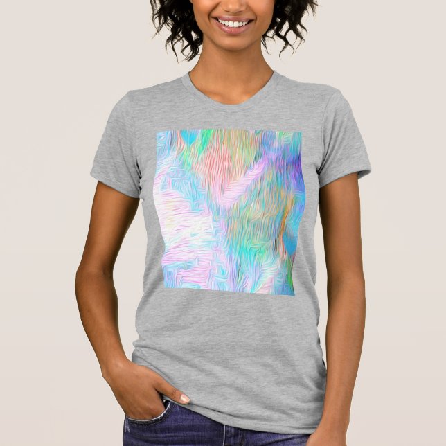 Camiseta Vintage Floral Nature – Romantic Abstract Elegance (Frente)