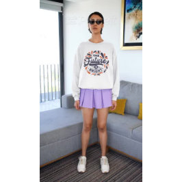 Camiseta Vintage Floral - O futuro é brilhante!