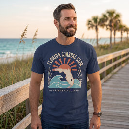 Camiseta Vintage Florida Coastal Club