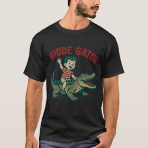 Camiseta Vintage Florida Kitsch Ridde Gator Retro Jacaré
