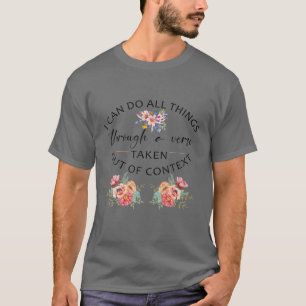Camiseta Vintage Flower Christian Cote Religião Dizendo