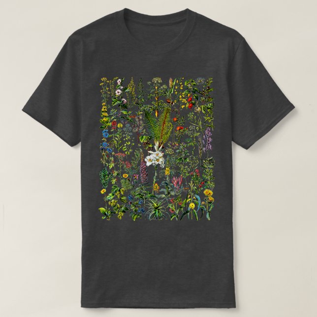 Camiseta Vintage Flower Plant Gardening (Frente do Design)