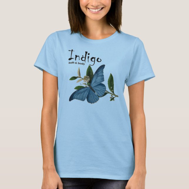 Camiseta Vintage Flowy Indigo (Frente)