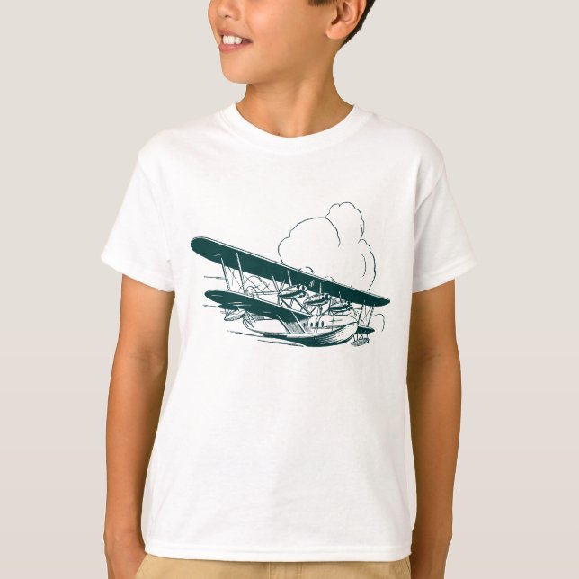 Camiseta Vintage Flying Boat (Frente)