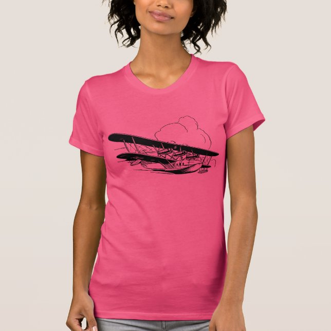 Camiseta Vintage Flying Boat (Frente)