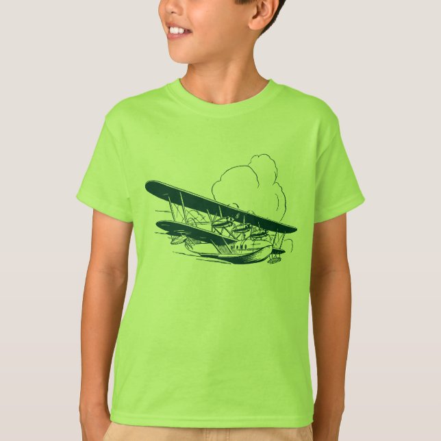 Camiseta Vintage Flying Boat (Frente)
