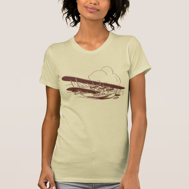 Camiseta Vintage Flying Boat (Frente)