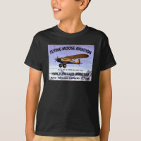 Vintage Flying Moose Aviation Sign