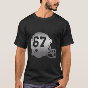 Camiseta Vintage Football 67 Jersey Number