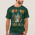 Camiseta Vintage Forensic Science Fingerprint Detective<br><div class="desc">Vintage Forensic Science Fingerprint Detective  .</div>