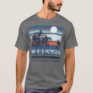 Camiseta Vintage Fort Lauderdale Florida Summer 80s Beach S