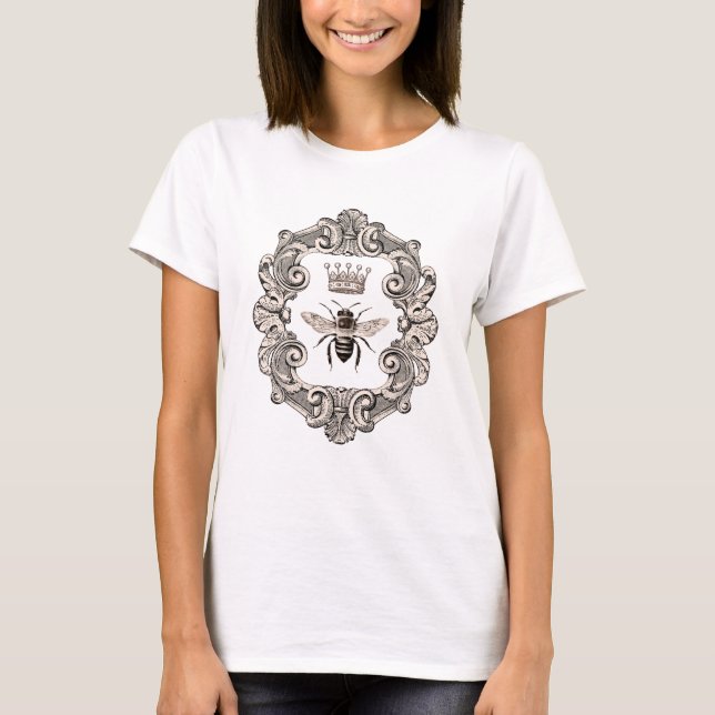 Camiseta Vintage Frame Queen Bee (Frente)