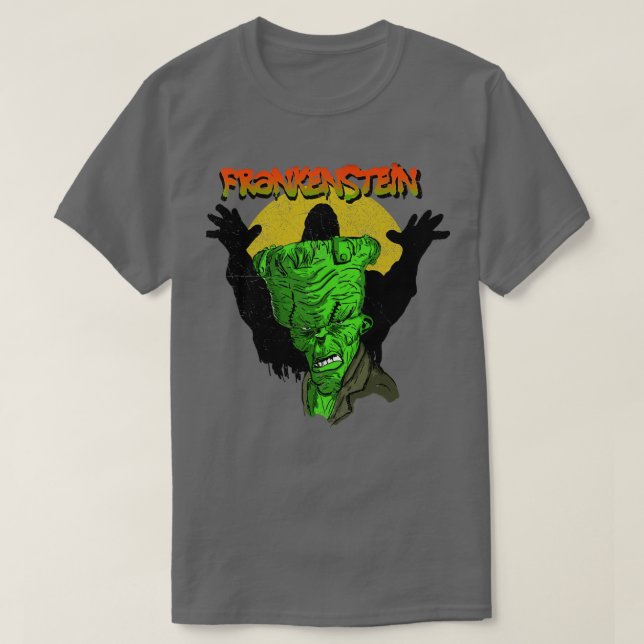 Camiseta Vintage Frankenstein (Frente do Design)