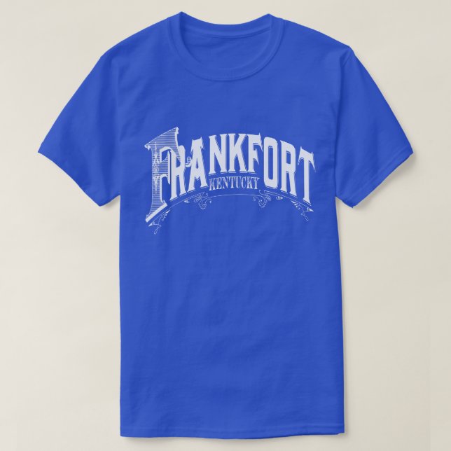 Camiseta Vintage Frankfort KY TShirt (Frente do Design)