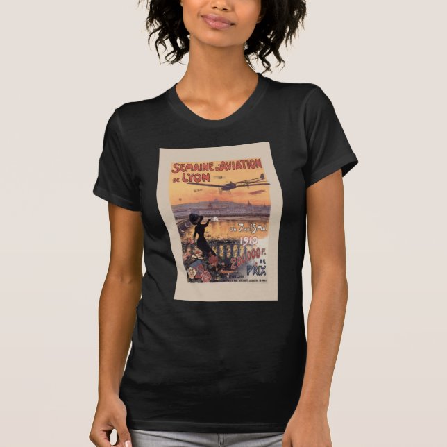 Camiseta Vintage French Aviation (Frente)