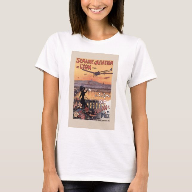 Camiseta Vintage French Aviation (Frente)