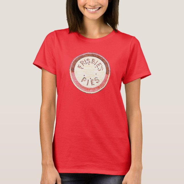 Camiseta Vintage Frisbie Pie Tin Reds (Frente)