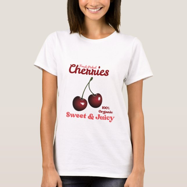 Camiseta Vintage Fruta Art (Frente)