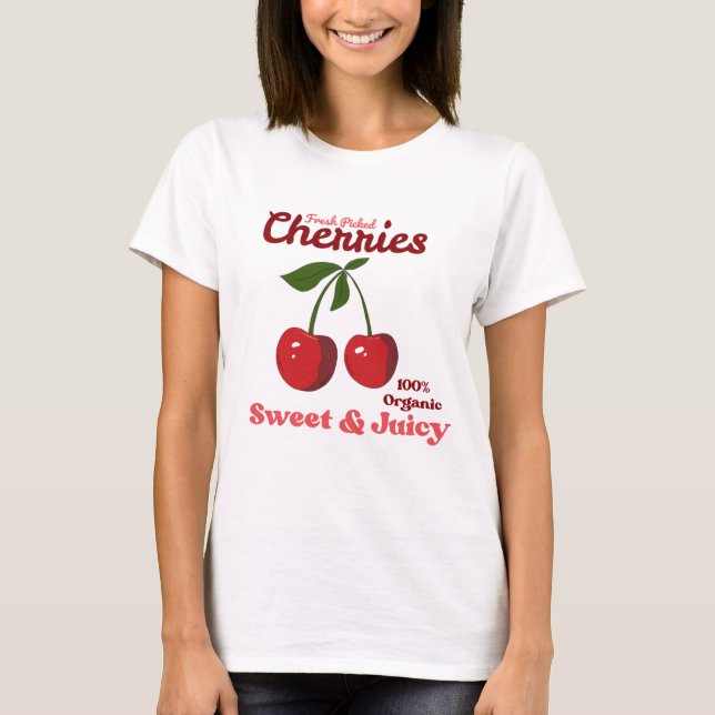 Camiseta Vintage Fruta Art (Frente)