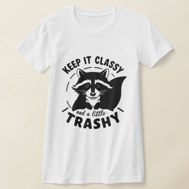 Camiseta Vintage Funny Sarcastic Raccoon (Postura )