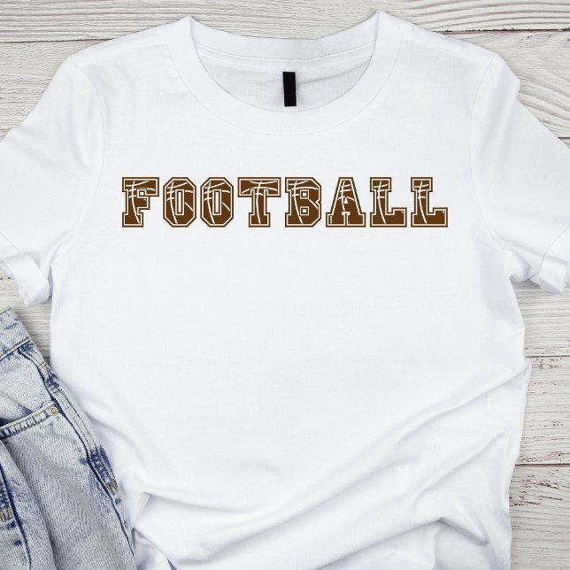 Camiseta Vintage Futebol Text (Criador carregado)