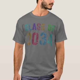Camiseta Vintage Future CLASS of 2034 Graduation Goodbye Ki