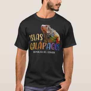 Camiseta Vintage Galápagos Ilhas Equador Iguana Islas Gal