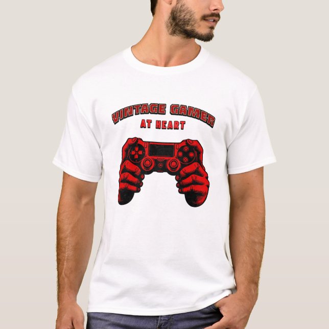 Camiseta Vintage gamer Retro 90s Gamer (Frente)