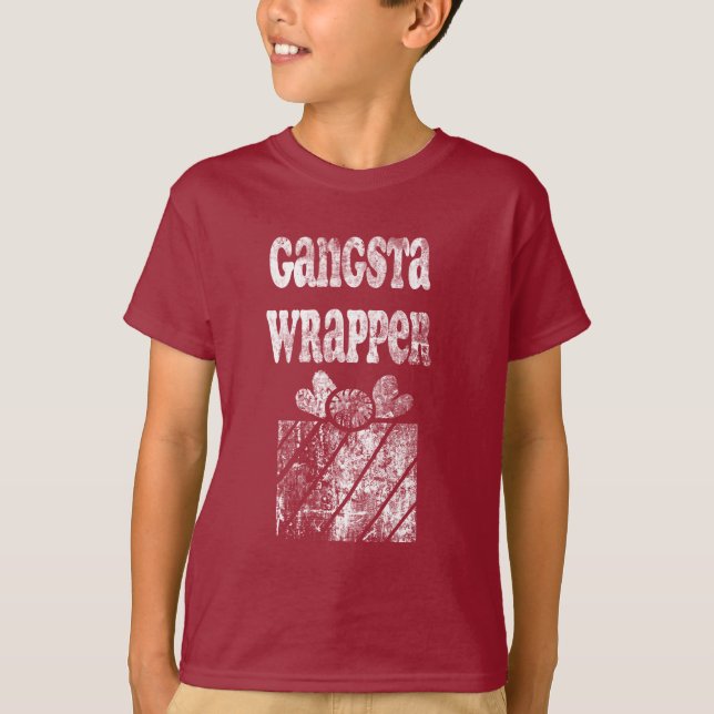 Camiseta Vintage Gangsta Wrapper (Frente)