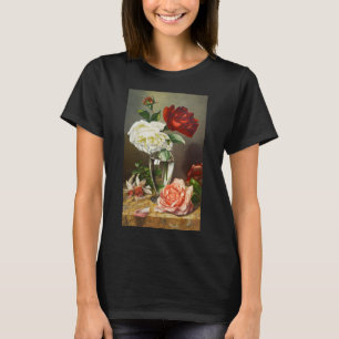 Camiseta Vintage Garden Rosas em Vidro