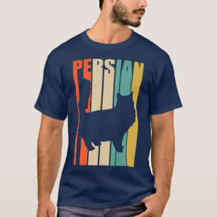 Camiseta Vintage Gato Persa Retro Gatinho Felino Gato Lover