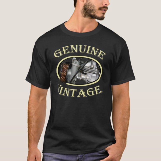 Camiseta Vintage genuíno 6 (Frente)