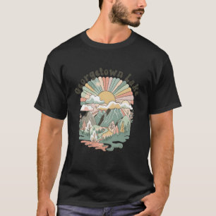 Camiseta Vintage Georgetown Lake Montana Mounties Hiking S
