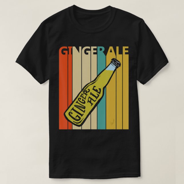 Camiseta Vintage Ginger Ale (Frente do Design)