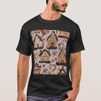 Camiseta Vintage Gingerbird House Design