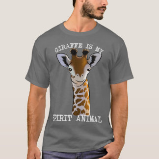 Camiseta Vintage Giraffe É Meu Animal Espiritual