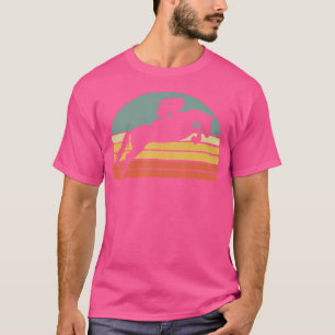 Camiseta Vintage Girls Horse Riding Roupa Cavalo Eq