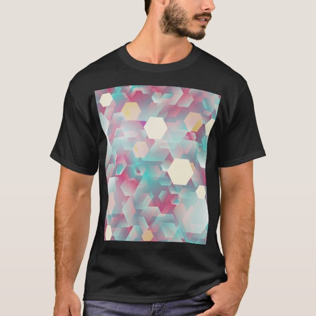 Camiseta Vintage Glittering Confetti Fundo. (Frente)