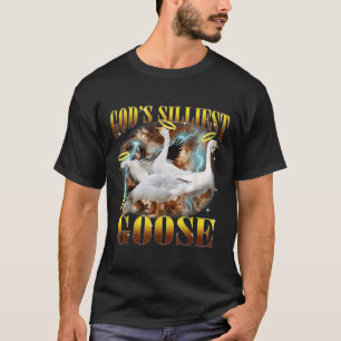 Camiseta Vintage Gods Silliest Goose Funny Bobo Goose Pun