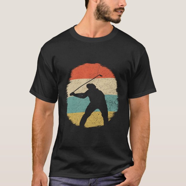 Camiseta Vintage Golf Gift Golf Swing Golfing (Frente)