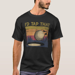 Camiseta Vintage Golfer Retro Golf Eu Dava Um Toque Naquele