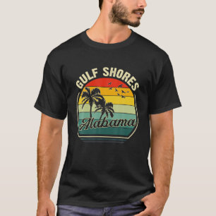 Camiseta Vintage golfo Shores Beach Alabama Summer Sunset P